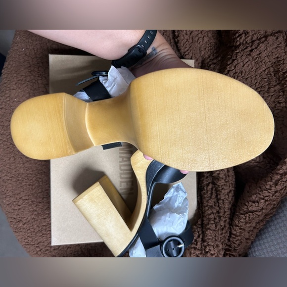 Steve Madden Ruth black leather 7 - Picture 5 of 6